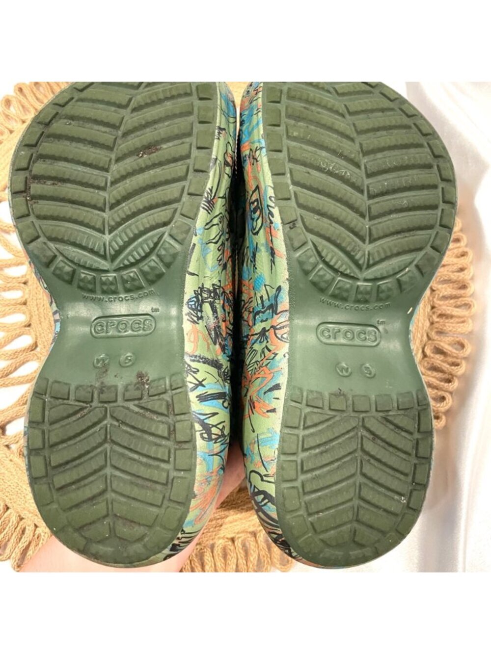 CROCS X MOWALOLA Bae Clog Forest Size W5 - Picture 7 of 10